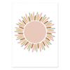 Nursery Wall Umělecká reprodukce Plakát s alpakou Rainbow Painting Sunshine Prints Dětské Boho Plakáty Nordic Wall Pictures for Baby Room Decor