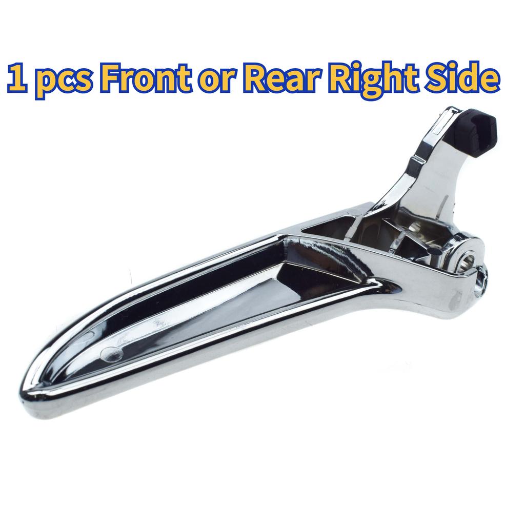 Chrome Front Rear Left Right LH RH ide Door Handle Pull For Mercedes-Benz W169 A150 A170 A180 A200 & W245 B150 B170 B180 B200