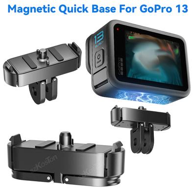 Magnetická základna s rychloupínacím adaptérem pro akční kameru GoPro Hero 13, adaptérová destička pro stativ pro Go Pro 13 Black, příslušenství pro kameru