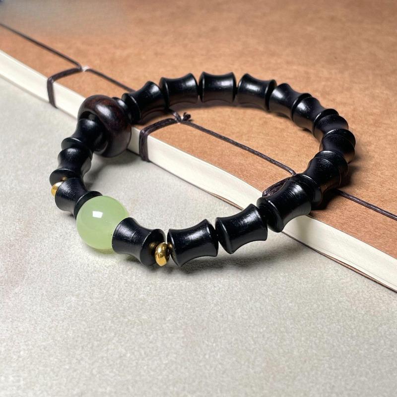 Green Sandalwood Bamboo Eternal Night Luminous Running Ring Women's Bracelet Red Sandalwood Blood Sandalwood Barbie Sandalwood Small Bracelet