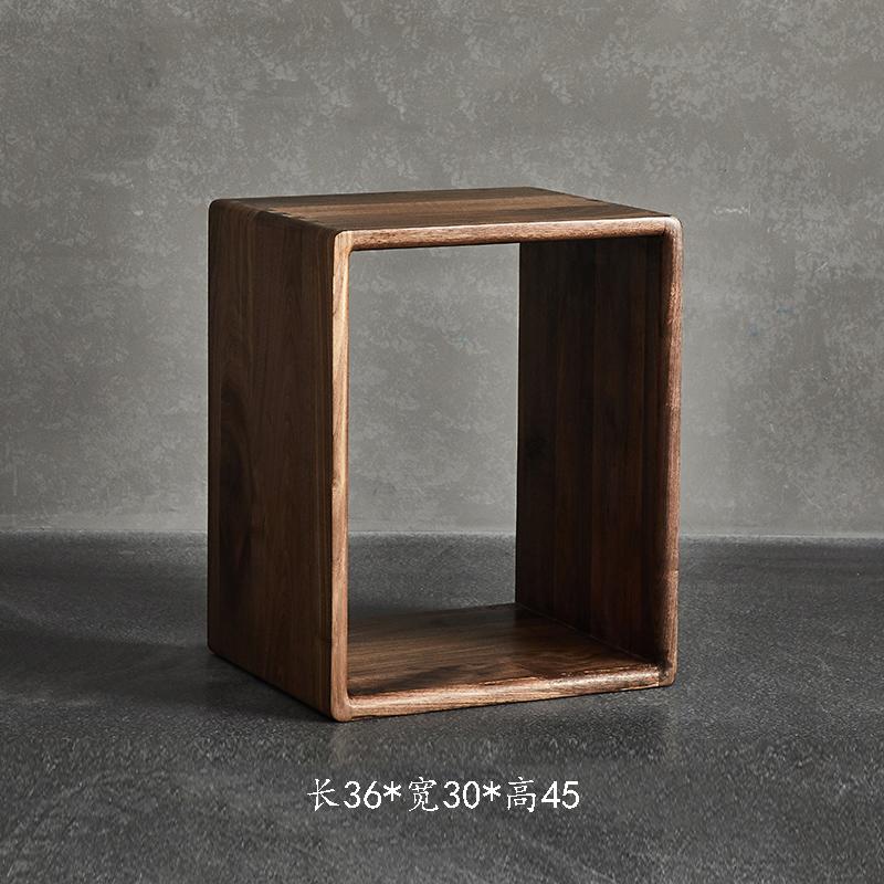 Premium Solid Wood Cube Storage Shelf, Rounded Corner Modular Bookcase Unit Creative Floor Standing Display Rack for Living Room