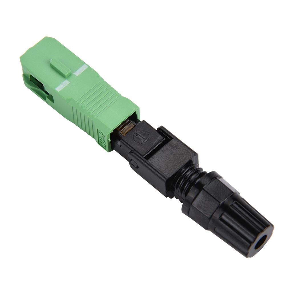 100Pcs SC APC Embedded Optic Fiber Quick Fast Connector Connecting Adapter for FTTH