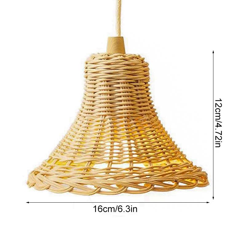 Handmade Lampshade Hand Woven Lamp-chimney Ornament Light Cover Bar Lighting Living Room Gift Creative Home Decor