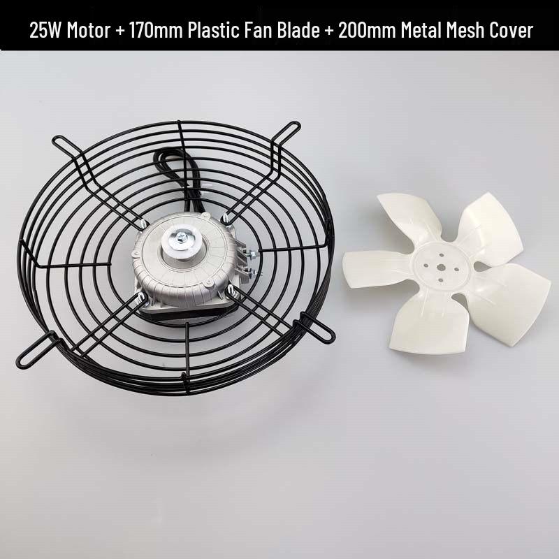 220V Shaded Pole Refrigerator & Freezer Cooling Fan Motor with Blade