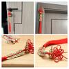 Genuine Copper Five Emperor Coins Feng Shui Hanging Ornament, Handmade Red String Door to Door Evil Protection Home Car