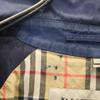 Burberry Made In Italy Stainless Collar Coat 50 Navy Men's Used