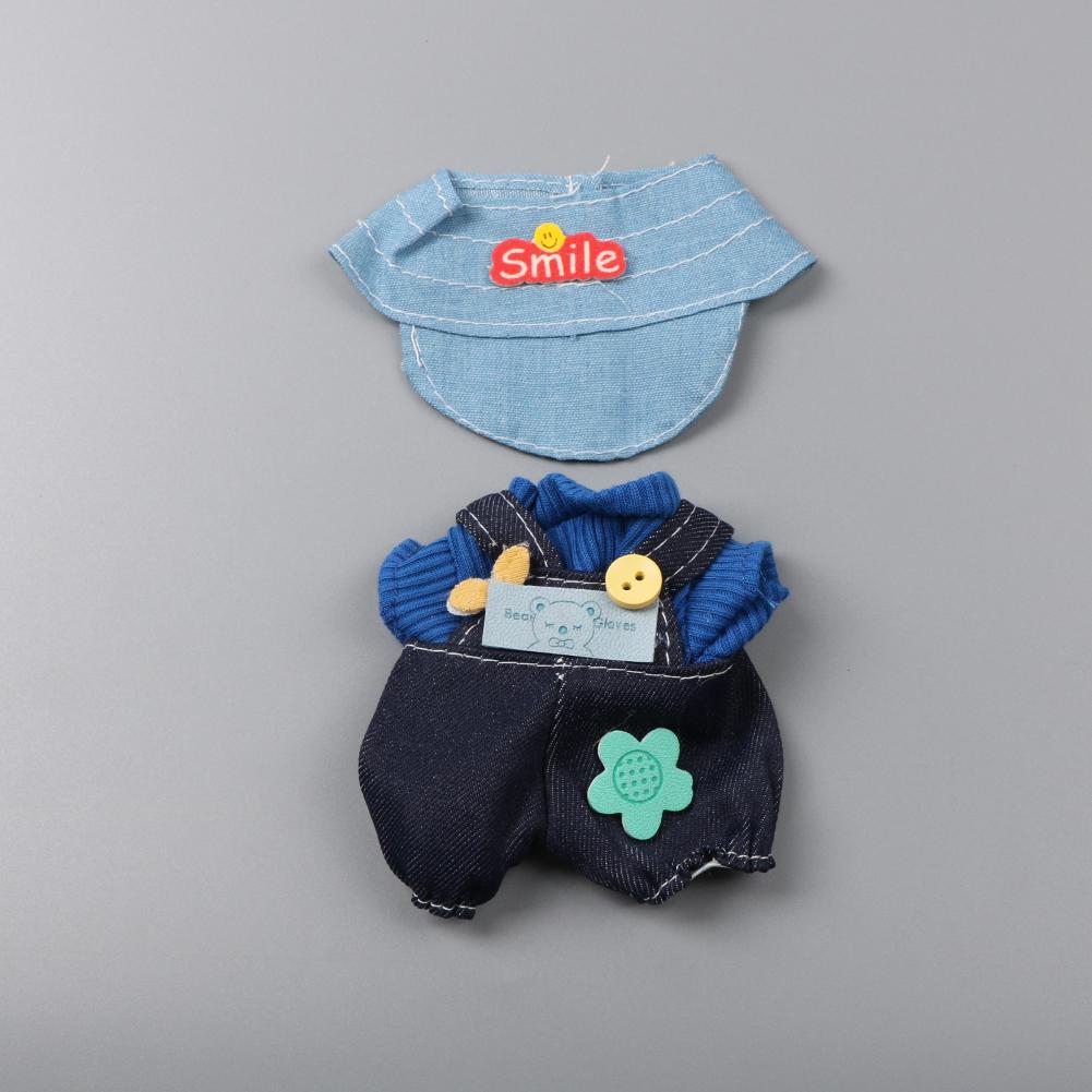 For 17cm Labubu Doll Clothes Fashion Clothes Hoodies Doll Clothes Color Match Hoodies Dolls Accessories Cute Decoration Little Cloths