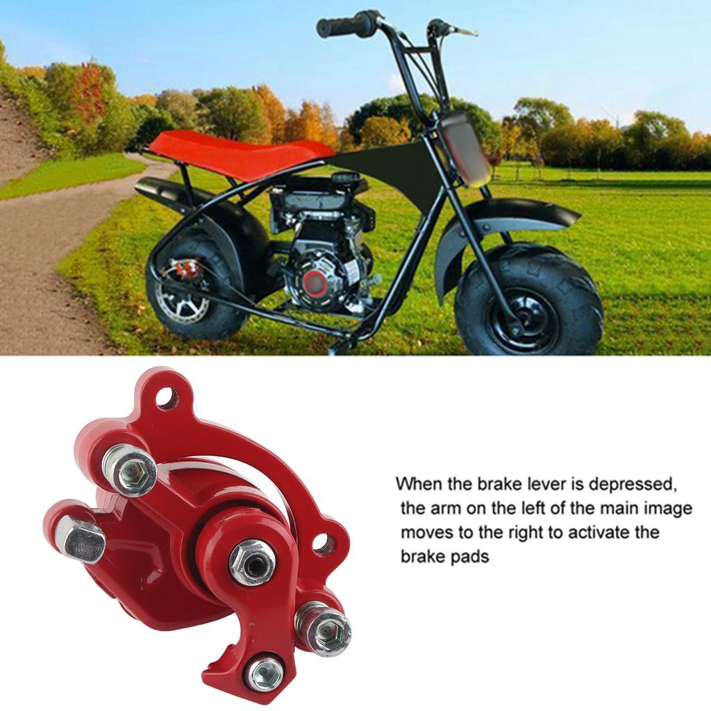 Mini Mechanical Right Rear Disc Brake Caliper for Motovox MBX10 MBX11