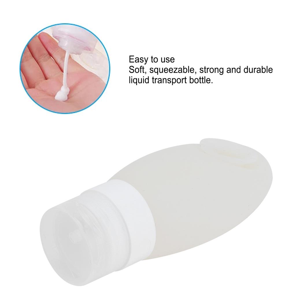Innovative Travel Bottle with Suction Cup Portable Silicone Cosmetic Storage Bottle for Outdoor