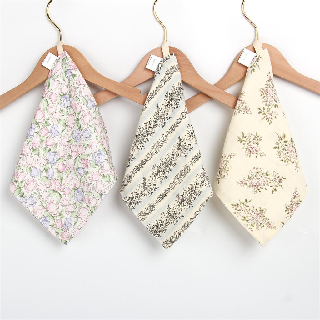 Baby Bibs Four Layer Newborns Towel 4 Layer Baby Bibs Versatile Cotton Cloth Multiple Pattern for Infant Care & Daily