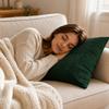 4___0__ Corduroy Throw Cover for Couch, Color Modern Design, Living Room Decorative Cushion Cover