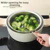 Multipurpose Mesh Skimmer Spoon Easy To Clean Stainless Steel Colander  For Kitchen Cooking
