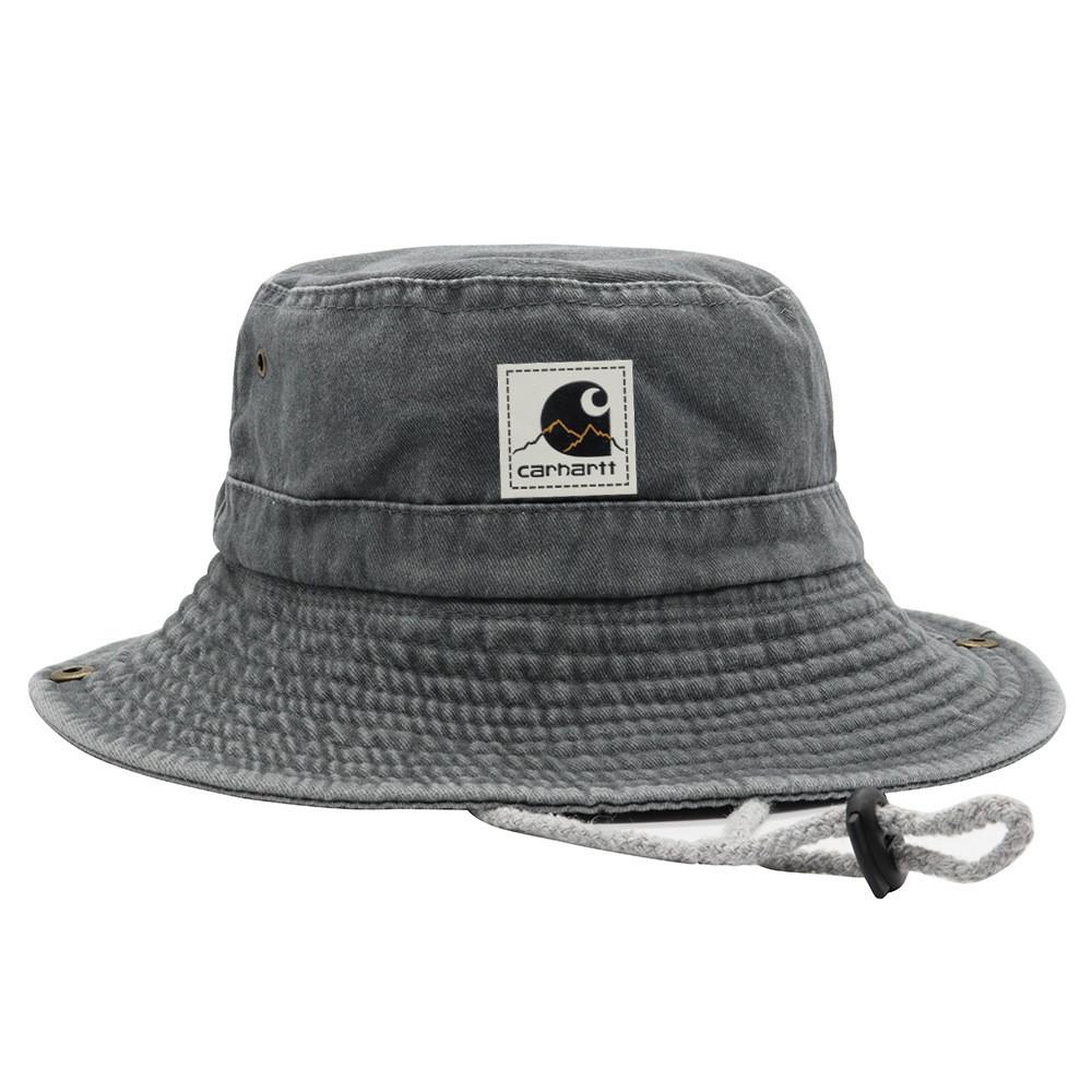Cappello da Pescatore Uomo Donna Protezione Solare Estiva in Cotone con Ampia Visiera Pieghevole e Rete per Escursioni di Pesca Estive
