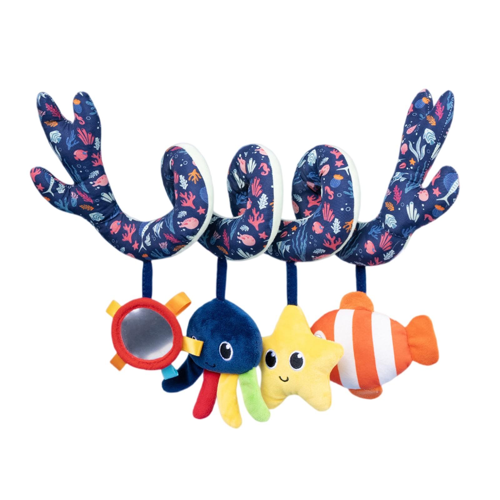 

Дно океана Вокруг Кровать для раннего детства Подвесная игрушка Подвеска для коляски One Size синий