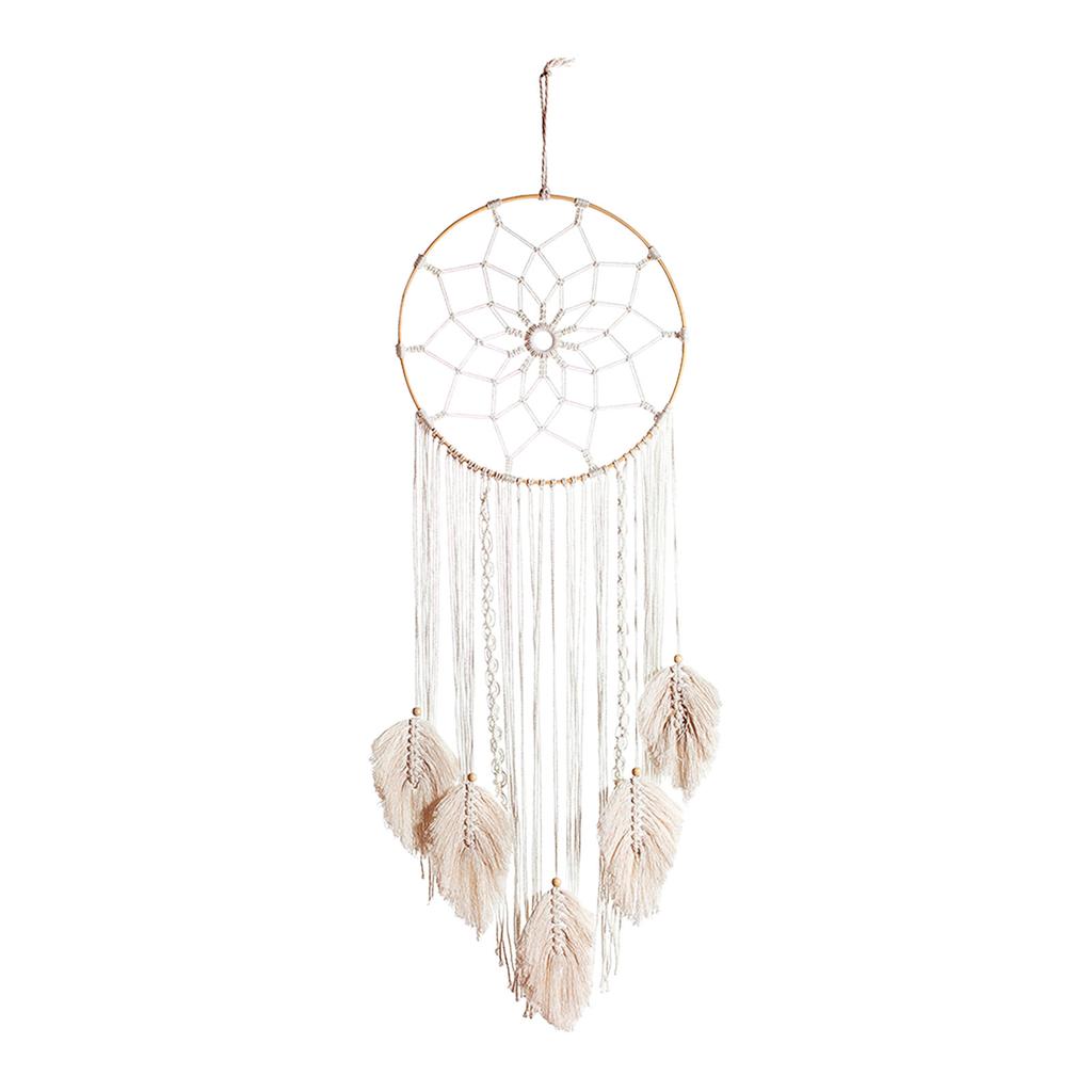 Creative Leaves Hand Woven  Cotton Tapestry Home Decoration Wall Hanging Indian  Net