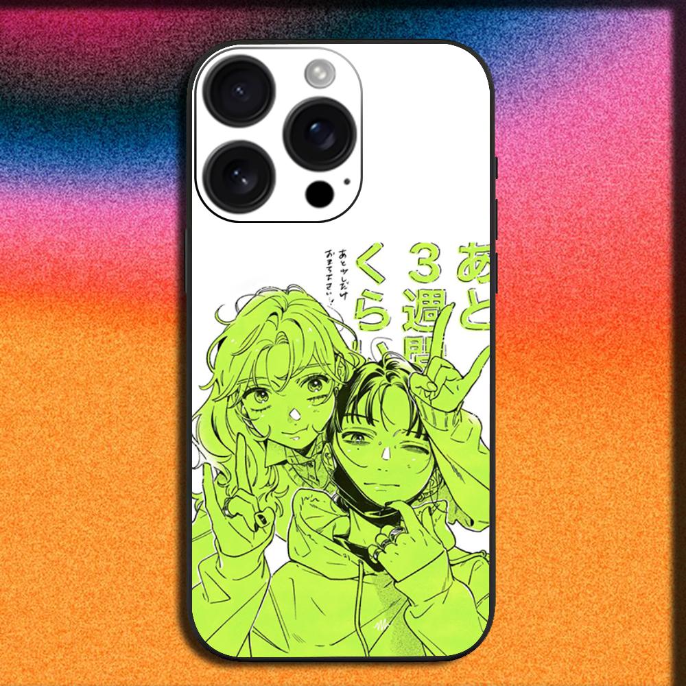 The Green Yuri Guy KiniOto Manga Phone Case For iPhone 16,15,14,13,12,11,Pro,XS,Max,XR,Plus,E,Mini Soft Black Cover