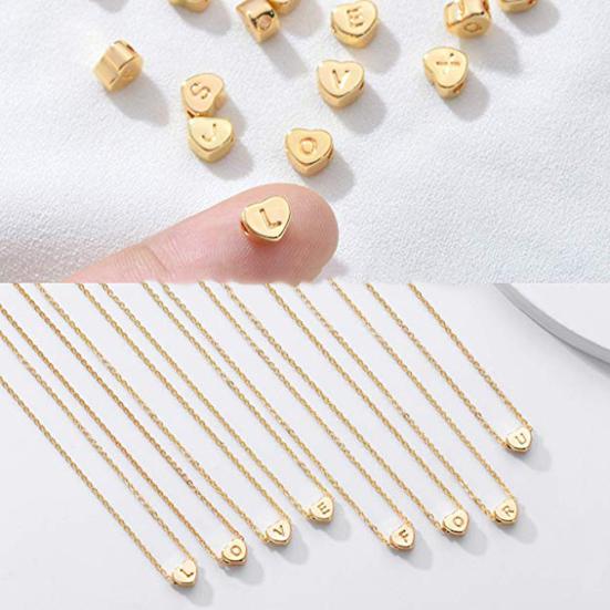 

Женщины письмо сердце кулон титановая стальная цепочка ожерелье ювелирный подарок