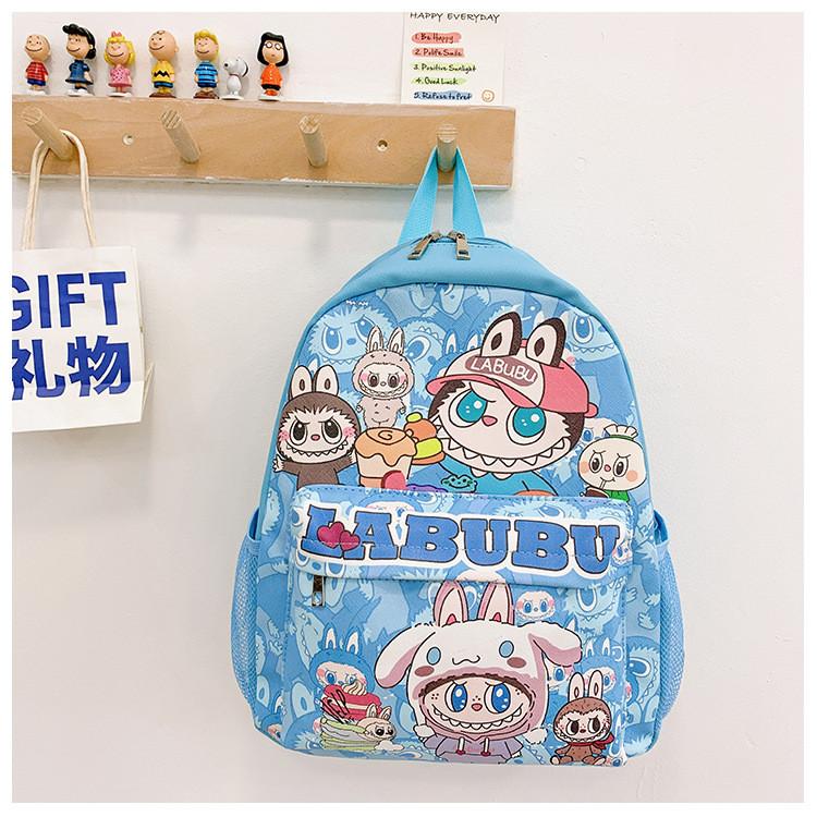 

Cute And Colorful Pu Childrens Backpack Stylish Design For Kids School Essentials светло-синий