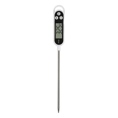 Instant Read Digital Food Thermometer Backlit Display Long Probe Meat Thermometer Temperature Range -50°C To +300°C Waterproof