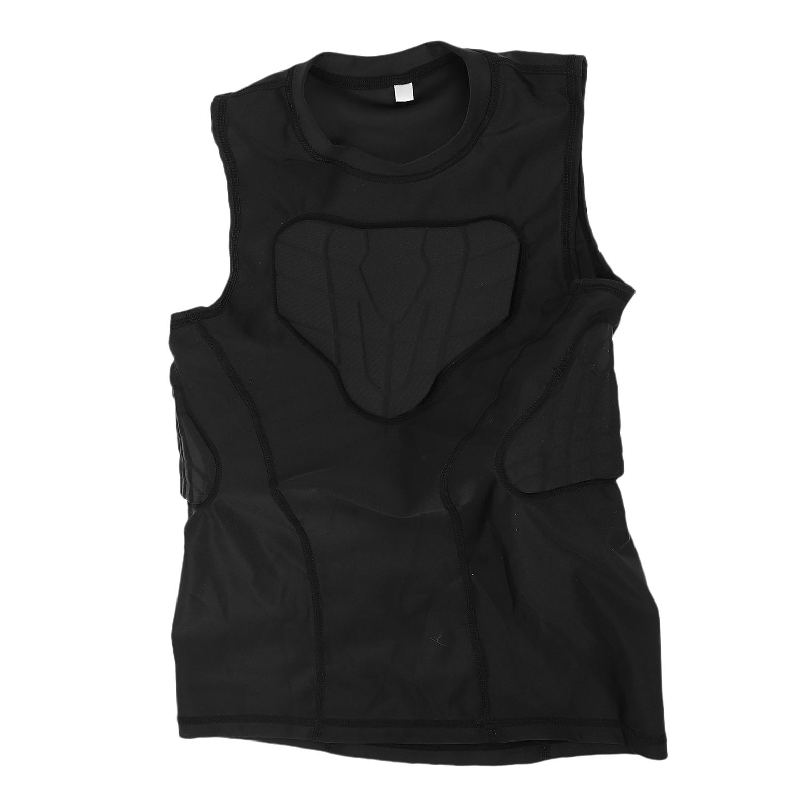 Jeugdvoetbal Gewatteerd Vest Anti-botsing Verdikt Gewatteerd Kinder Beschermend Shirt Borstbeschermer voor Basketbal Sport
