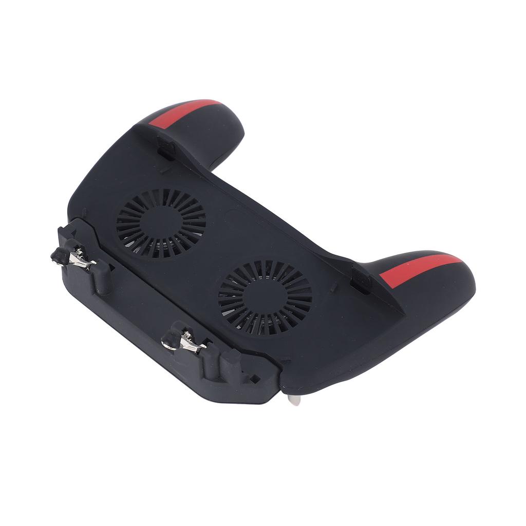 Mobile Game Controller with Cooling Fan Quiet Operation Gaming Grip Gamepad Mobile Controller Trigger for Phone H10