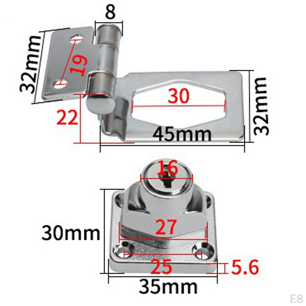 Door Lock Security With Key Set