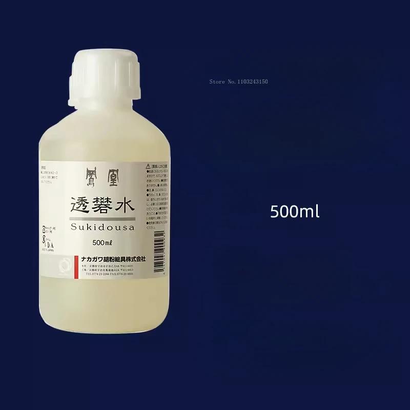 500ml Japanese Transparent Alum Water/glue Liquid Art Painting Water Chinese Painting Special Effect Anti-penetration Watercolor