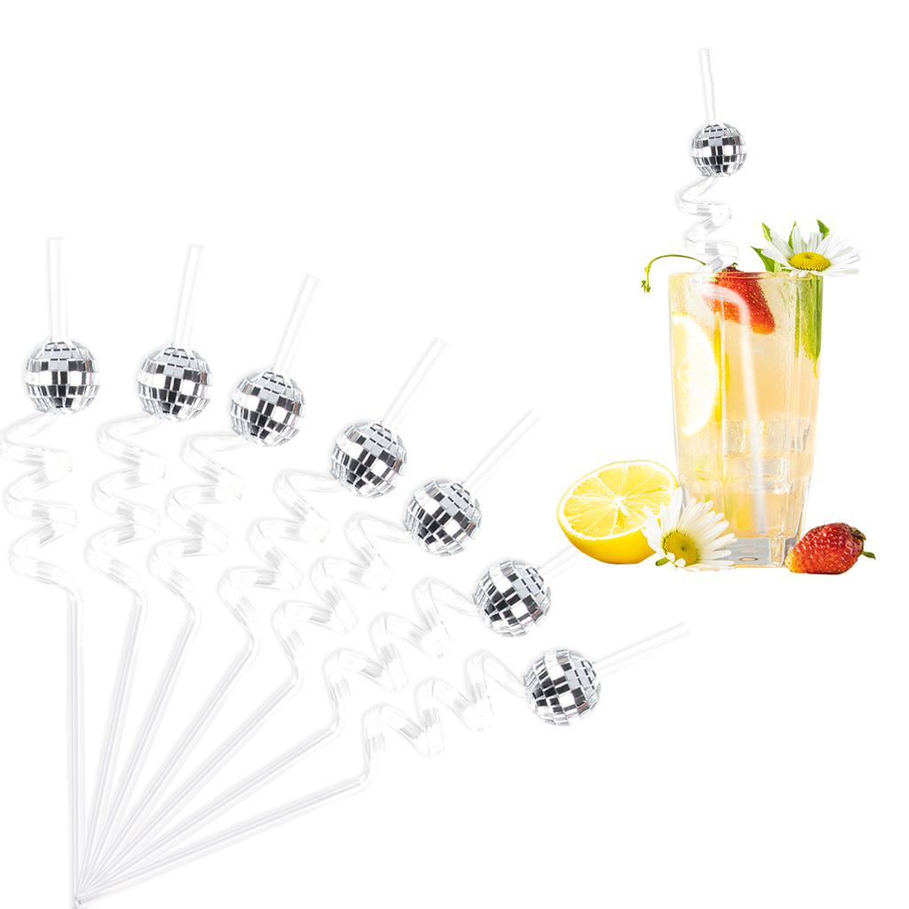 70s Disco Party Decorations Disco Balls Drinking Cups Straw Cocktail Stirrer cake Topper Bachelorette birthday Party supplies