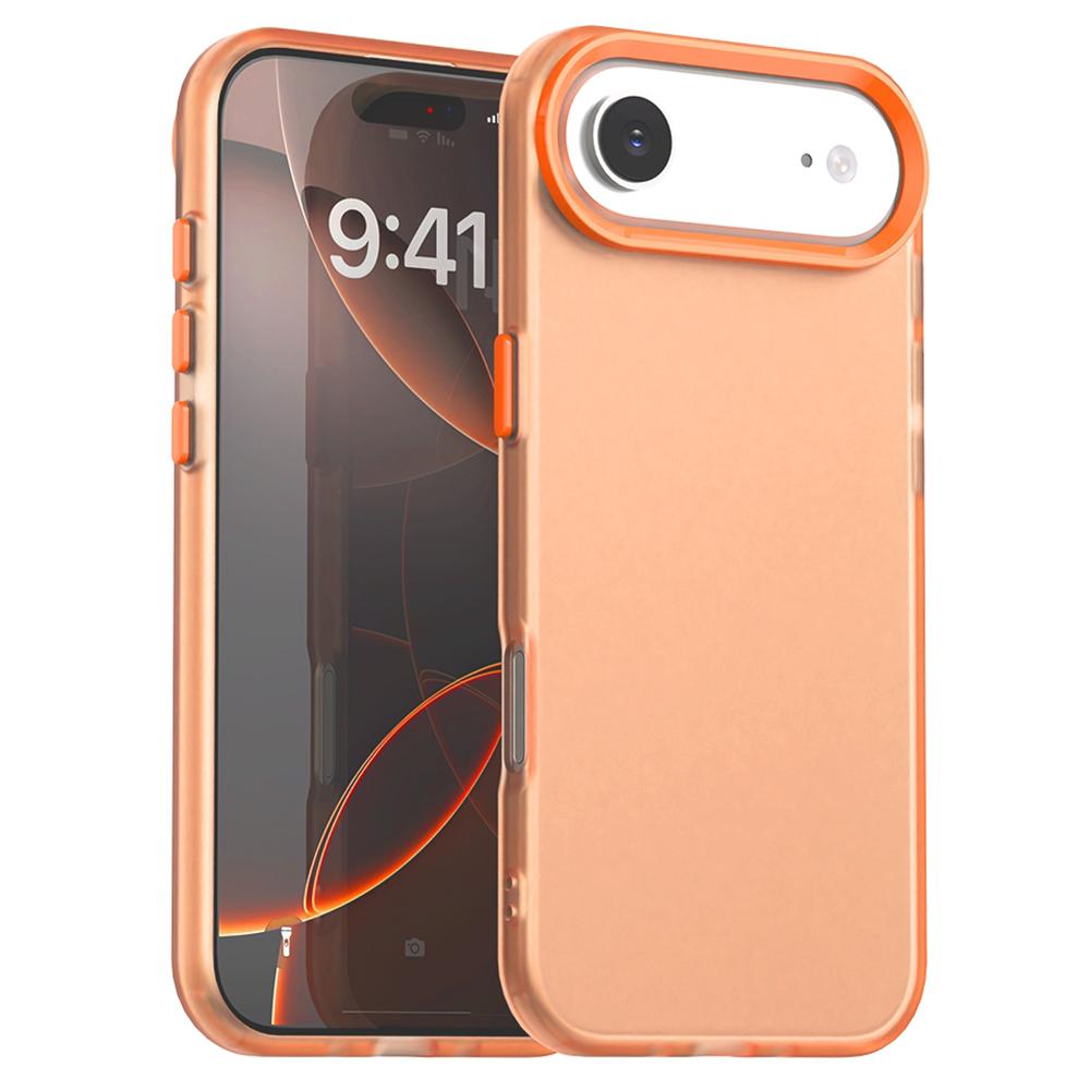 For iPhone 17 Air Case PC+TPU+PET Matte Anti-Drop Phone Back Cover