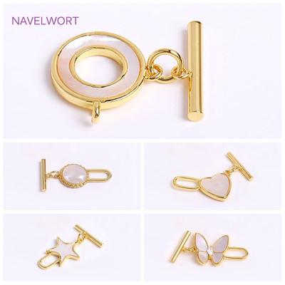 Trendy 18K Gold Plated OT Clasps Toggle Clasps Connector For Bracelet Necklace Making Supplies,DIY Jewelry Accessories Wholesale