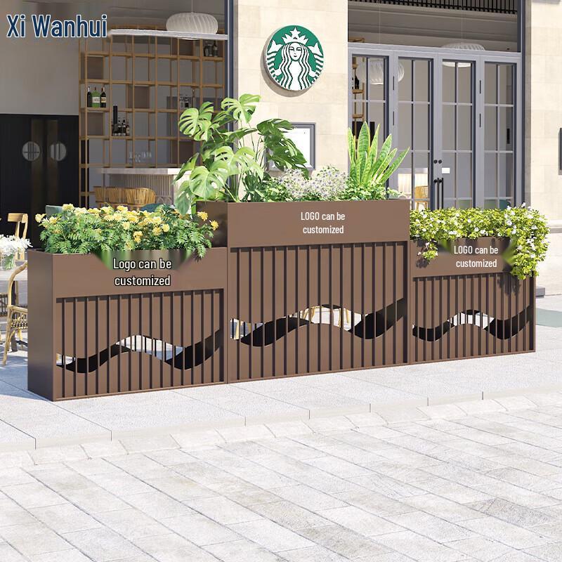 Xiwaihui Outdoor Stainless Steel Planter Box