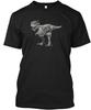 Dinosaur Zombie Funny Halloween T-Shirt Made In the USA Size S To 5XL