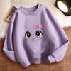 Kawaii Cat Meme Children'S Sweatshirt Pullover Crew Neck Graphic Print Hoodie Boy/Girl Kids Hoody Comfortable Sweatshirt