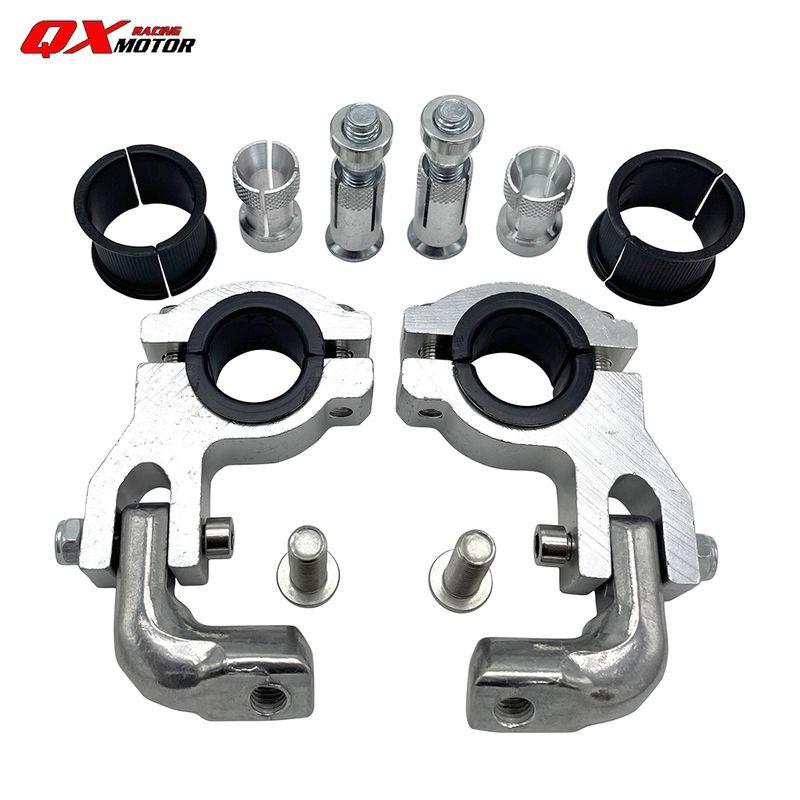 

Suitable for Street Bike Scrambling Motorcycle Restoration New Arrival 28mm 22mm Diameter Adjustable Handlebar Ordinary Handguard Bow Protection Mounting clip