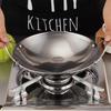 Stainless Steel Wok Pan for Home and Restaurant Stir-Frying