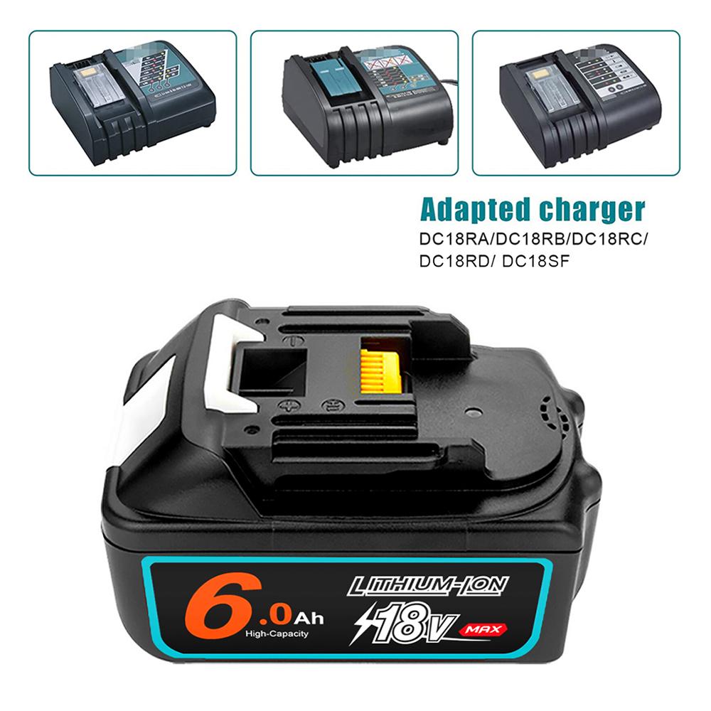 Genuine With Charger BL1860 Rechargeable Battery 18V 12000mAh Lithium Ion for Makita 18v Battery BL1850 BL1880 BL1860B LXT400