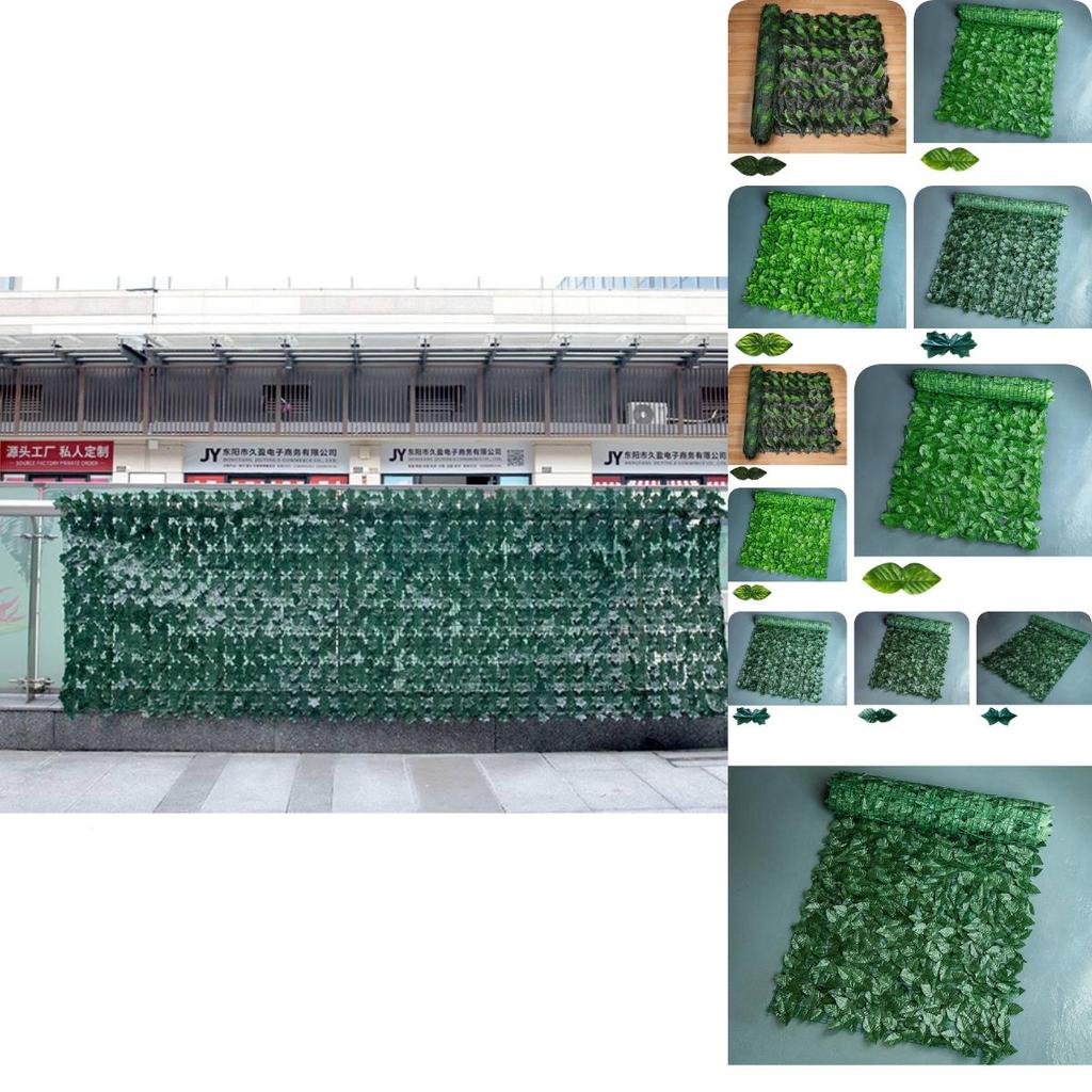 Üppig grünes künstliches Blattzaunpanel für Außendekoration und Sichtschutz