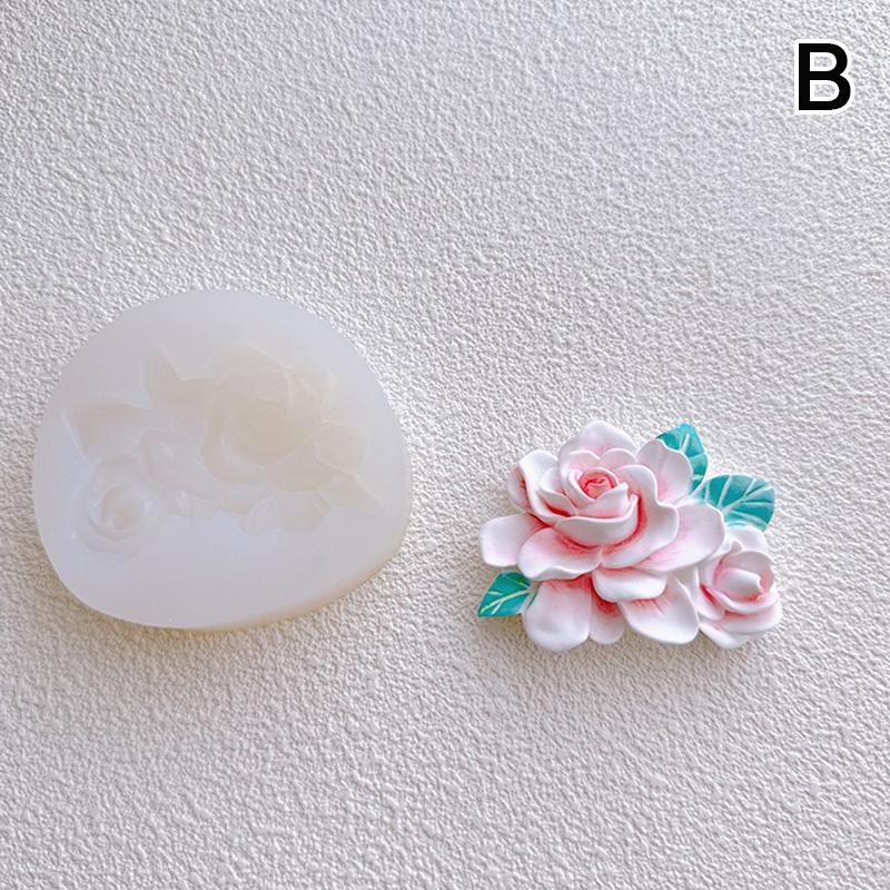 

Цветок гардении франжипани силиконовая форма для выпечки торта сахарная помадка инструменты для украшения шоколадная мастика кекс форма