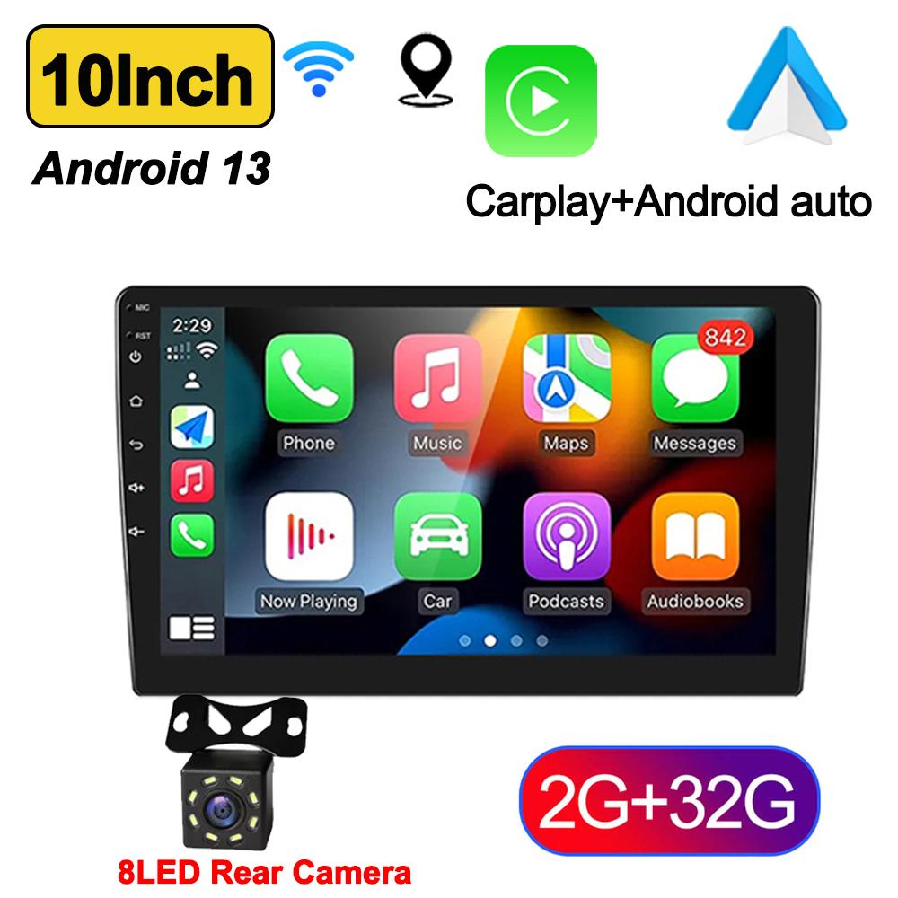 7 9 10 Inch Car Play GPS Android13 Radio Multimedia Player Wireless CarPlay Android Auto 2 Din Radio Stereo Receiver Player