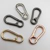 Zinc Alloy Spring Snap Hook Keychain 5Pcs Lightweight Portable for Bag Pendant DIY Craft Camping Tent Accessory Use