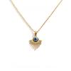 Retro Style Charm Demon Eye Necklace Minimalist Geometric Jewelry  Wedding