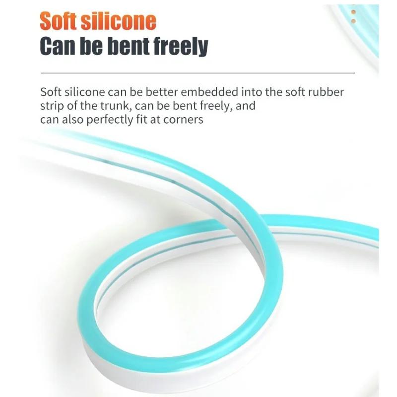 12V Dynamic Flowing Car Trunk LED Strip High-Brightness Wiring Automatic Sensing Tailgate Light Strip Tool-Free Installation