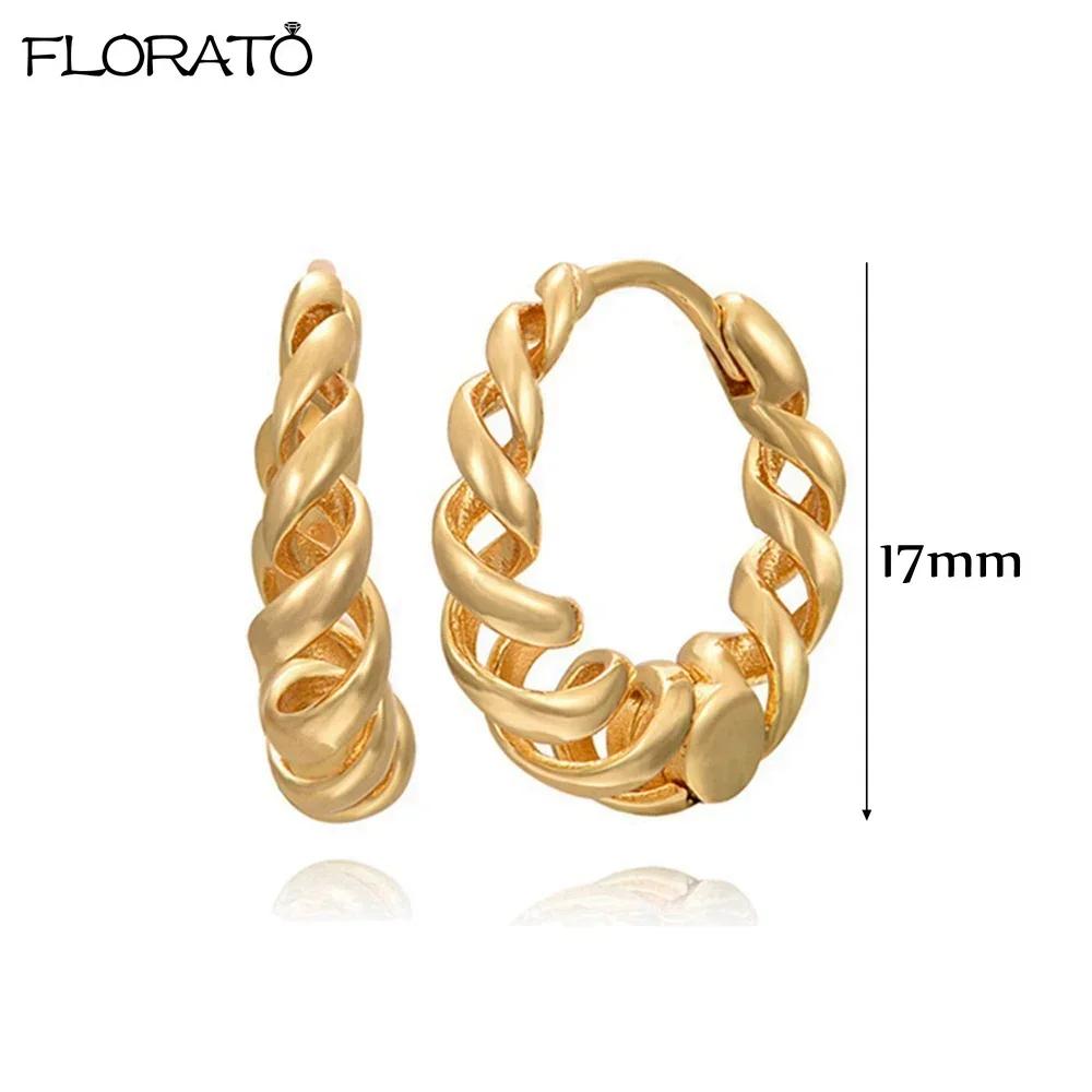 925 Silver Ear Needle Simple 10/15/25mm Hoop Earrings for Women Round Dangle Gold Earrings Fashion Korean Jewelry