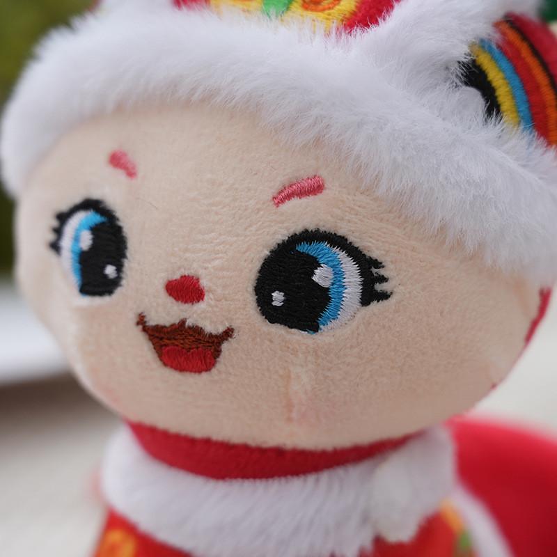 Charming Red Plush Snake Toy Year Of The Snake Zodiac Cuddly Doll For Festive Gifts