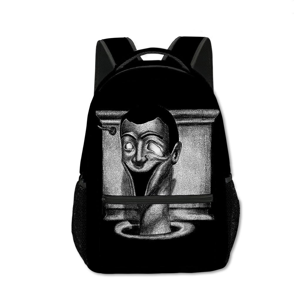 Popular Kpop Youthful School Bags Unisex Skibidi Toilet Travel Bags 3D Print Oxford Waterproof Notebook Shoulder Backpacks