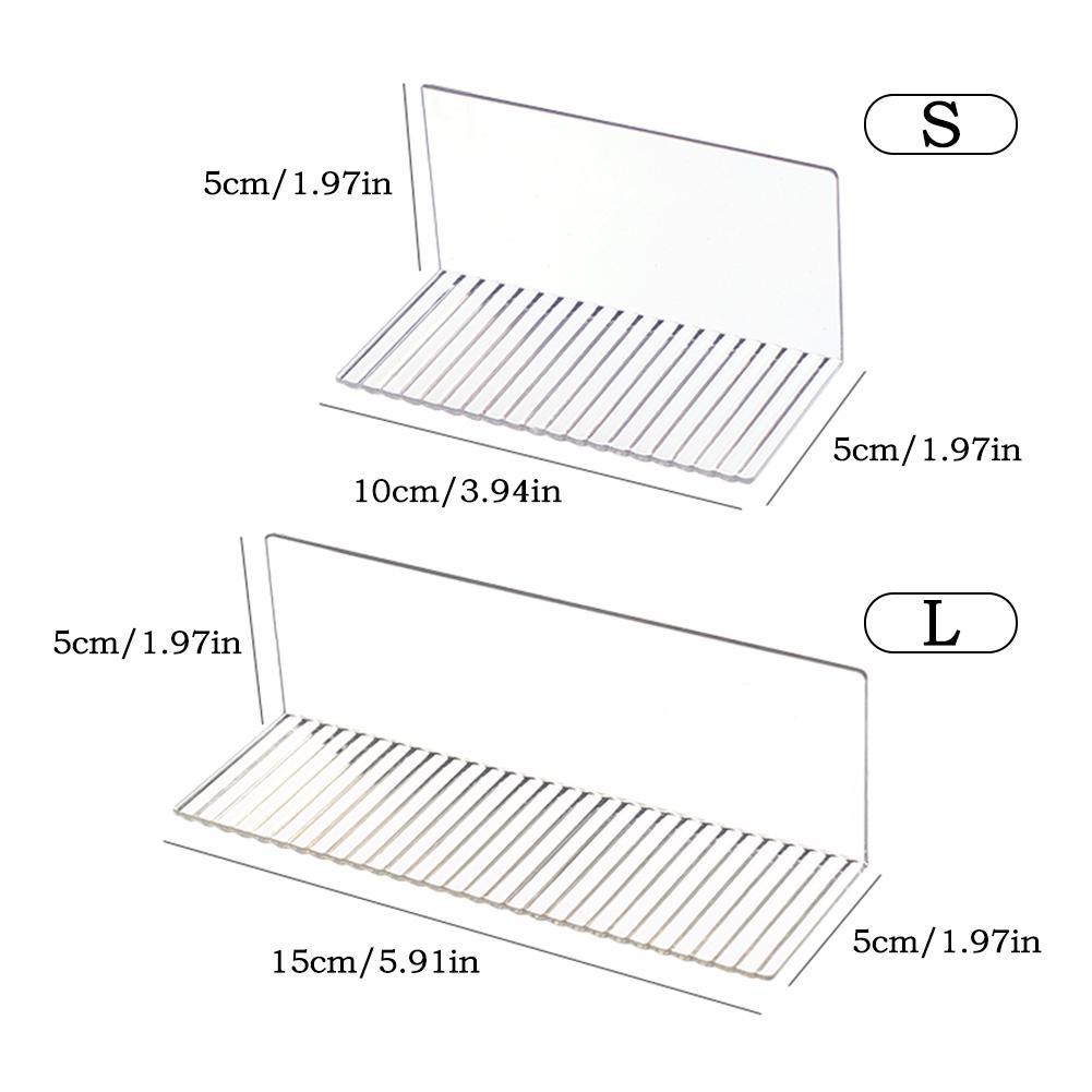 Raft de Depozitare Acrilic Transparent Autoadeziv Montat pe Perete Suport pentru Jucării DIY