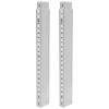 3PCS White Measuring Stick Lightweight Meter Stick Durable Folding Carpenters Ruler