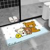 Rilakkuma Floor Mat Cheaper Anti-slip Modern Living Room Balcony Printed Bedside Mats