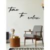 Modern Black Metal Wall Decor Set of 3 Home Relaxing Art Hanging Ornament for Living Room Bedroom Bathroom