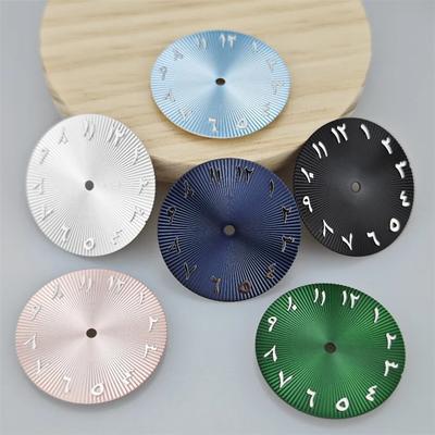 NH35 28.5MM Dial Watch S Dial Arabic Dial Luminous Dial Suitable for NH35 Nh36 Movement Watch Accessories